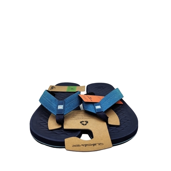 Quiksilver Men's Lanai Flip-Flops Blue- 9 - Picture 4 of 7
